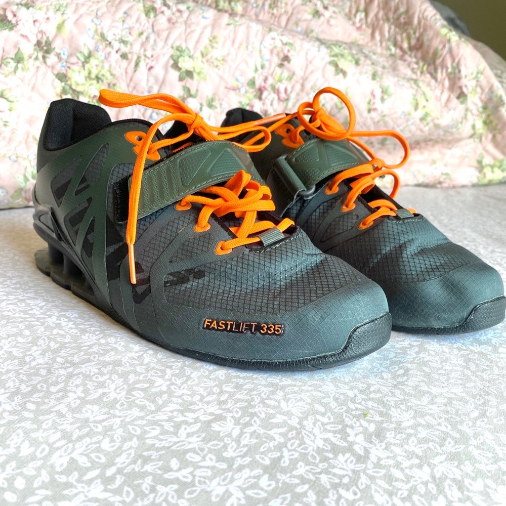 Forest green Inov Fast Lift 335, M8/W9.5 Like New
